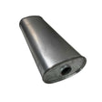 Redback - 50mm Chambered Muffler Centre/Centre 585mm Oval Aluminised Steel