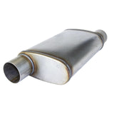 REDBACK | Mega Power Megaflow 409 Stainless Muffler 9"x4" Oval 14" Long 2.5" ID | STR7700-409