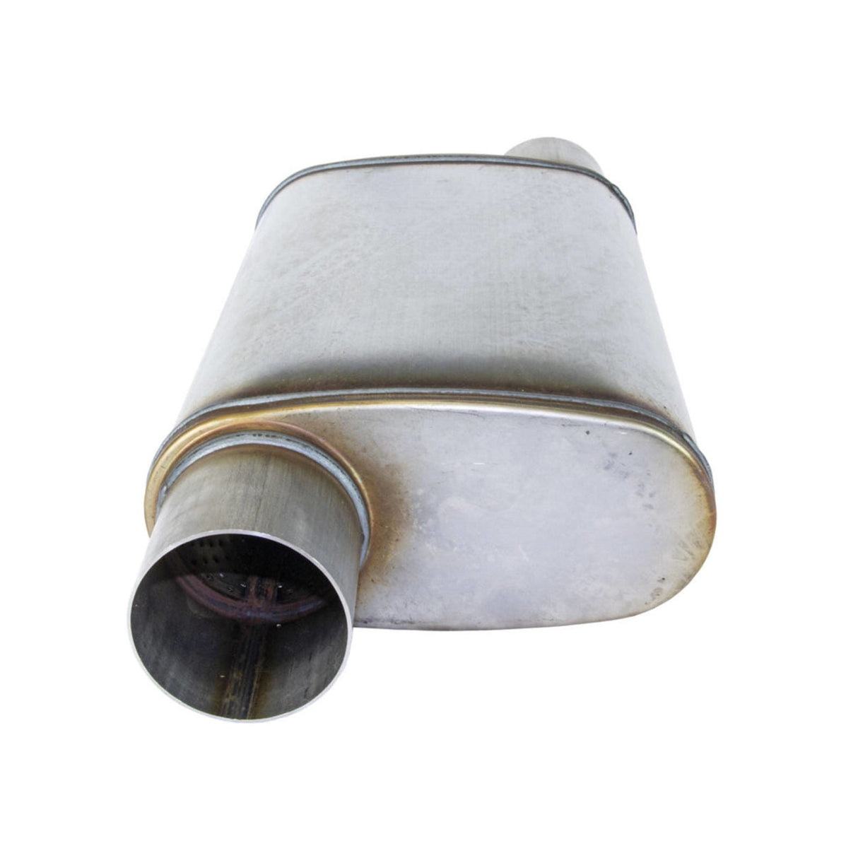 REDBACK | Mega Power Megaflow 409 Stainless Muffler 9"x4" Oval 14" Long 2.5" ID | STR7700-409