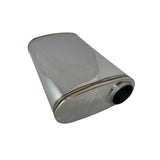 REDBACK | 304 Stainless Megaflow Sports Muffler 9"x4" Oval 14" Long 2.5" ID | STR7750-304N