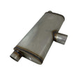 Redback - 2.5" Universal Muffler Centre/Twin Offset 20"x9"x4" Oval Stainless 409