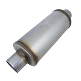 Redback - 2.5" Universal Muffler Centre/Centre 14"x6" Round 409 Stainless