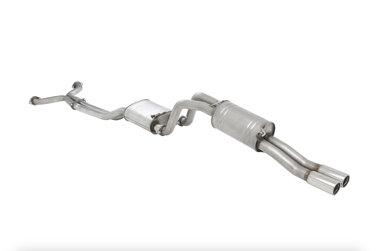 XForce | Twin 2.5" Cat Back Exhaust System | Ford Falcon BA BF V8 Ute 2002–2008 | E4-F9-01-CBS