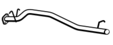 Standard Replacement - Holden Rodeo TF 4CYL 2&4WD LWB OCT 90 Tail Pipe (BT4364) (Berklee)