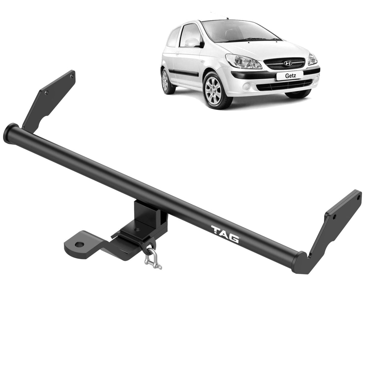 TAG | Standard Duty Towbar & Direct Fit Wiring Harness | Hyundai Getz TB 2002–2011 | T2Z506-K201
