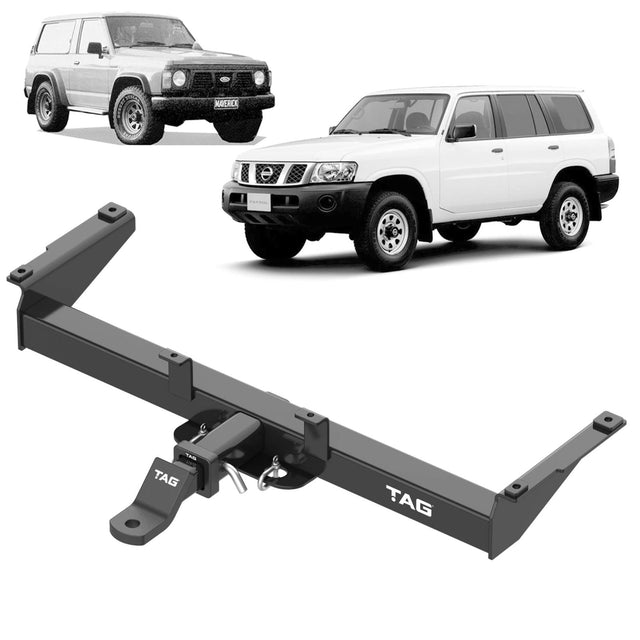 TAG | Heavy Duty Towbar & Universal Wiring Kit | Ford Maverick DA 1988–1994 (Coil Sprung) | T4D472-K301