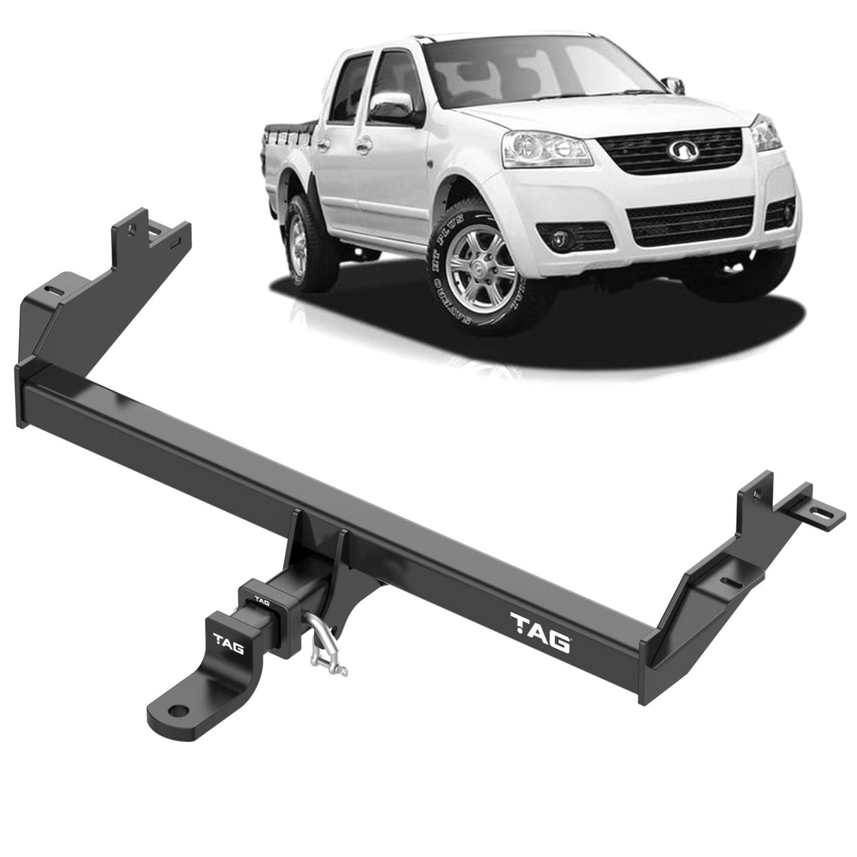 TAG | Heavy Duty Towbar & Universal Wiring Kit | GWM V240 (06/2009–04/2016), V200 (08/2011–04/2016) | T4G513-K301
