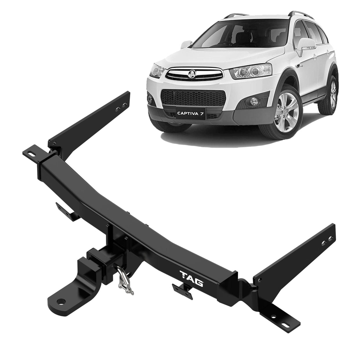 TAG - Holden Captiva CG (2006 - 2019) Heavy Duty Towbar & Universal Wiring Kit