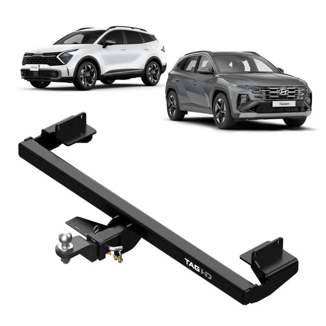 TAG | Heavy Duty Towbar & Direct Fit Wiring Kit (1900kg) | Hyundai Tucson NX4 Facelift 2024–ON | T4Z867-K202