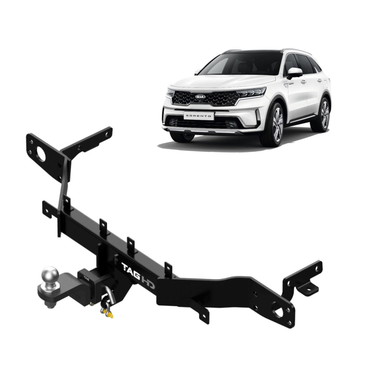 TAG - Kia Sorento (2020 - on) Heavy Duty Towbar & Direct Fit Wiring Kit