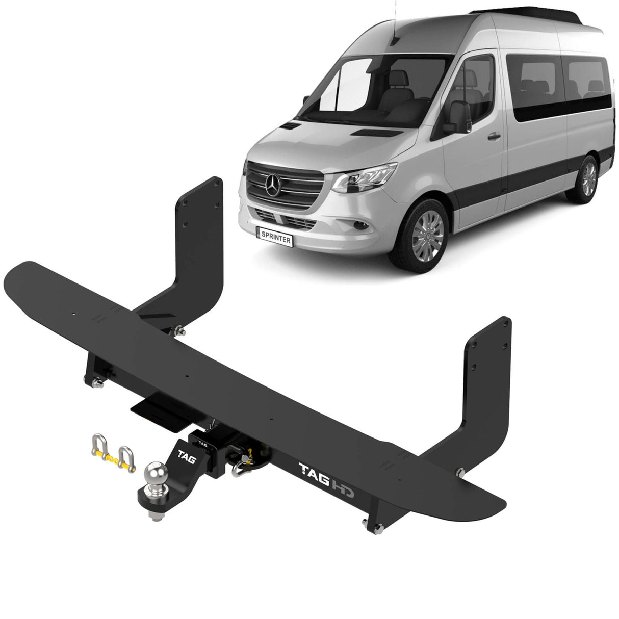 TAG | Heavy Duty Towbar & Direct Fit Wiring Kit | Mercedes-Benz Sprinter 907 5,0T Narrow MWB 2019–On | T7P711-K101