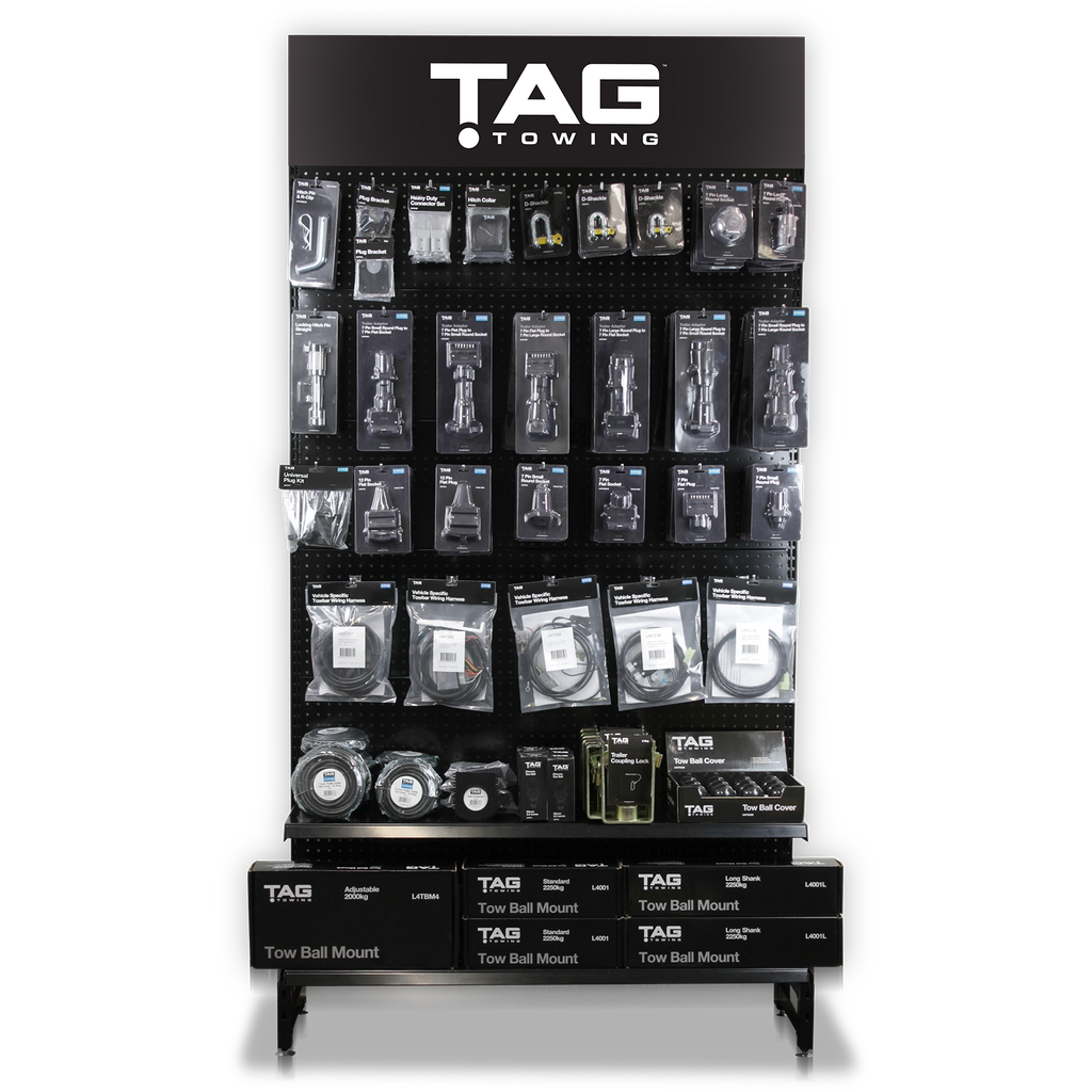 TAG | Towing Accessory Starter Pack & Display Rack | TAGPACKSTR