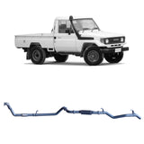 Redback Extreme Duty Exhaust for Toyota Landcruiser 78 Series (01/1990 - 01/2007), Toyota Landcruiser 75 Series (03/1990 - 11/1999) "Pipe & Resonator" DEN