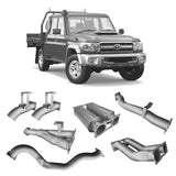 Redback Extreme Duty – Toyota Landcruiser 79 Series (Dual Cab) (2007 - on) Twin 4" Performance Exhaust
