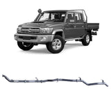 Redback Extreme Duty Exhaust for Toyota Landcruiser 79 Series Double Cab (01/2012 - 10/2016) "Pipe Only"
