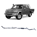 Redback Performance - Toyota Landcruiser 79 Series Double Cab with Auxiliary Fuel Tank (01/2012 - 10/2016) Exhaust (Extreme Duty 4x4) "Pipe & Resonator"