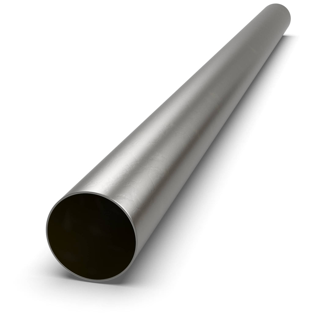 Exhaust Tube - 2-1/4" Inch (57mm), Thick 2.0mm, Length 3M, Semi Bright Mild