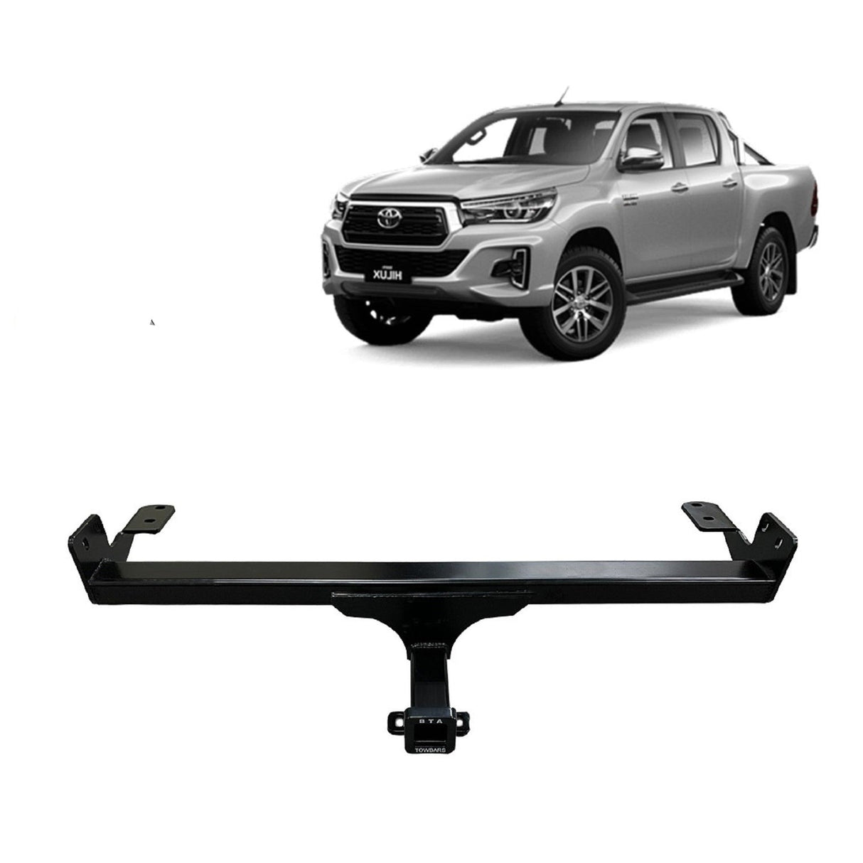 BTA | Light Duty Towbar | Toyota Hilux 2WD 2005–On | 1000kg | TOY043