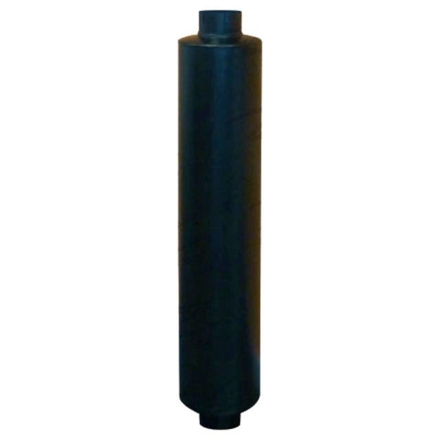 Redback - 5" Straight Through Muffler C/C 44"x10" Round Aluminised Steel