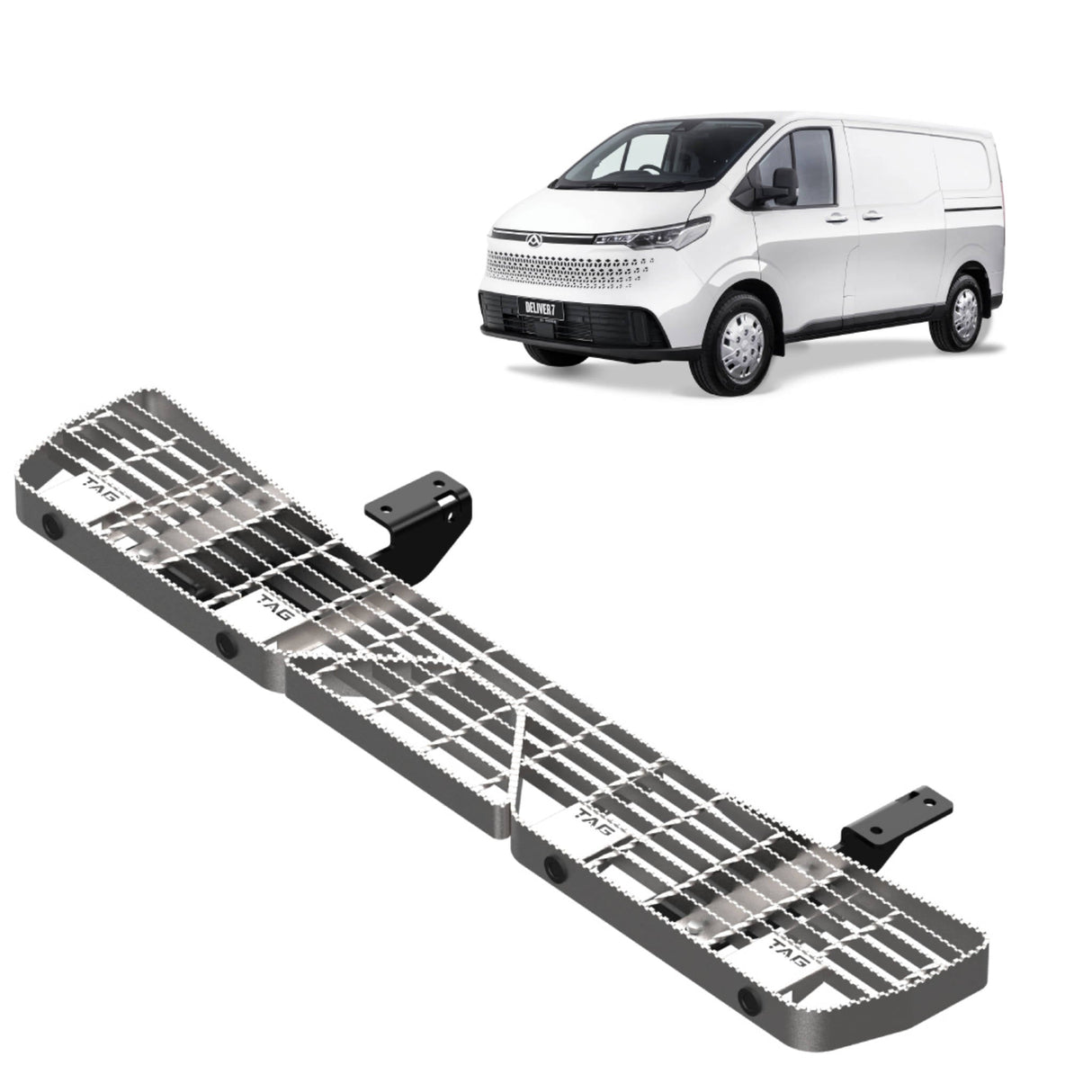 TAG | Galvanised Rear Step for Van Body | LDV Deliver 7 eDELIVER 7 2023–ON | TSPA24-K010