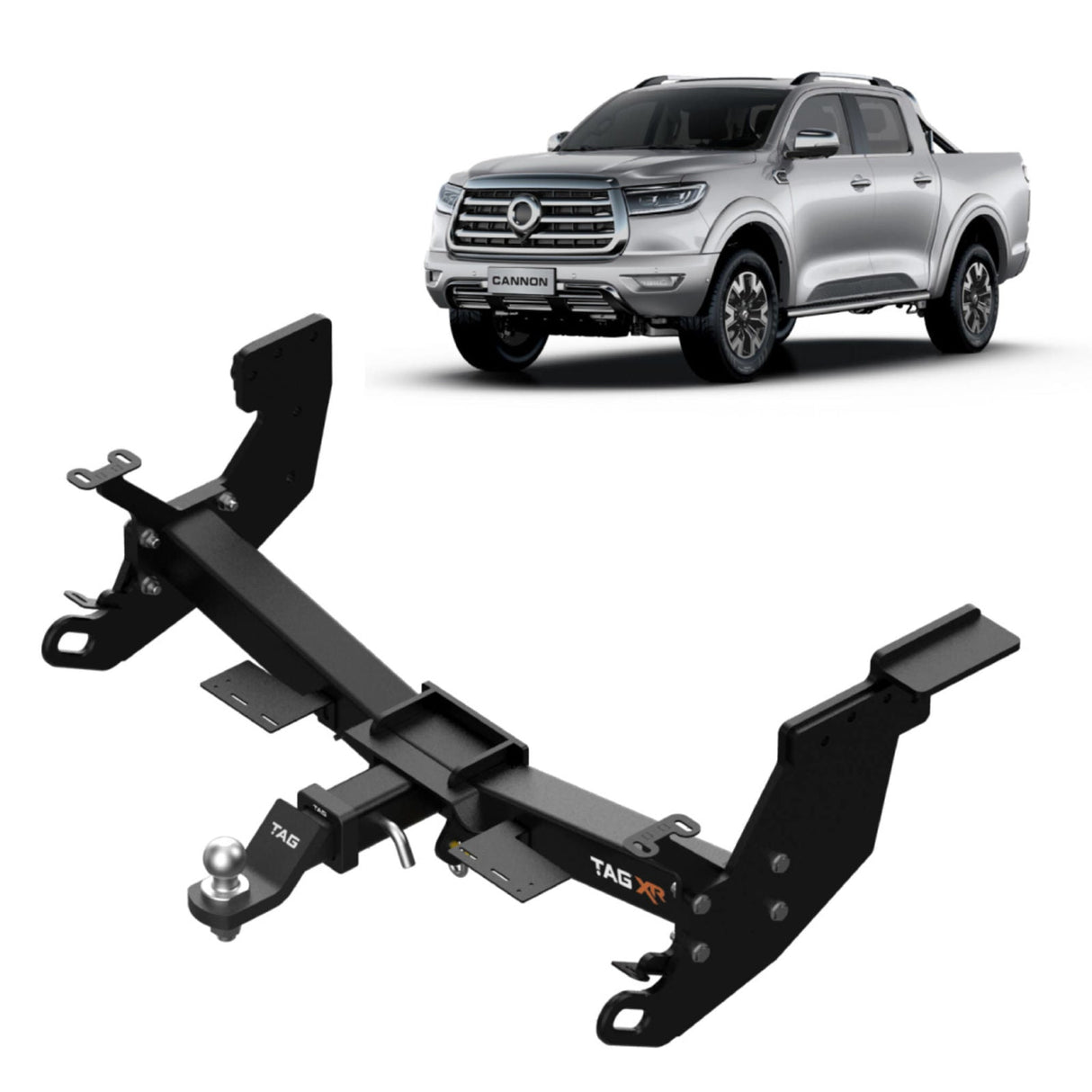 TAG | Extreme Recovery Towbar & Direct Fit Wiring | Great Wall Cannon Ute 2020–On | TXR851-K201