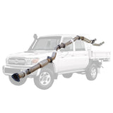 ESA | 3" Turbo Back Exhaust | Toyota Landcruiser 79 Series VDJ79R V8 D Cab Ute 2007 - 10/2016 | TY214-PO