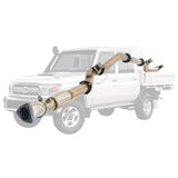 ESA | 3.5" Turbo Back DPF Delete Exhaust | Toyota Landcruiser 79 Series VDJ79 UTE 4.5L V8 10/2016 - On | TY218