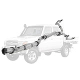 ESA | 4" into Twin 3" Turbo Back Exhaust DPF Delete | Toyota Landcruiser 79 Series VDJ79 4.5L V8 | TY226