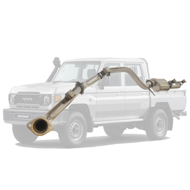 ESA | 3" DPF Back Exhaust | Toyota Landcruiser 79 Series GDJ79 Dual Cab Ute 2.8L 2023-On | TY228