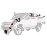 ESA | 3.5" DPF Back Exhaust | Toyota Landcruiser 79 Series VDJ79 Single & Dual Cab Ute 4.5L V8 10/2016 - On | TY229-RPSS