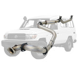 ESA | 3" DPF Back Exhaust | Toyota Landcruiser 78 Series VDJ78 4.5L V8 Troop Carrier Oct 2016-On | TY230