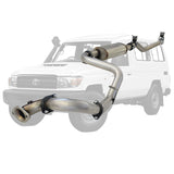 ESA | 3" DPF Back Exhaust | Toyota Landcruiser 78 Series VDJ78 4.5L V8 Troop Carrier Oct 2016-On | TY230