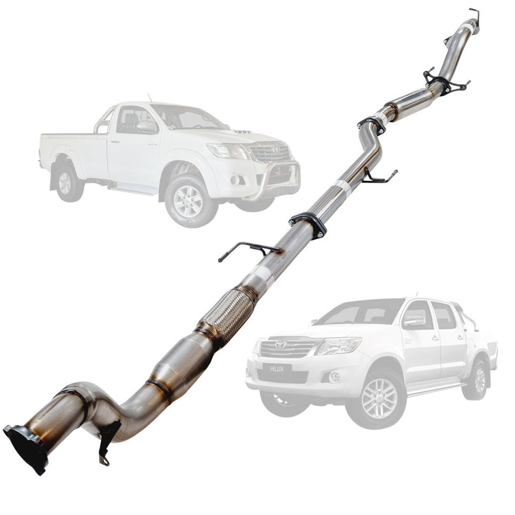 ESA | 3" Turbo Back Exhaust | Toyota Hilux N70 3L D4D Ute 2005 - 2015 | TY234