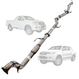 ESA | 3" Turbo Back Exhaust | Toyota Hilux N70 3L D4D Ute 2005 - 2015 | TY234