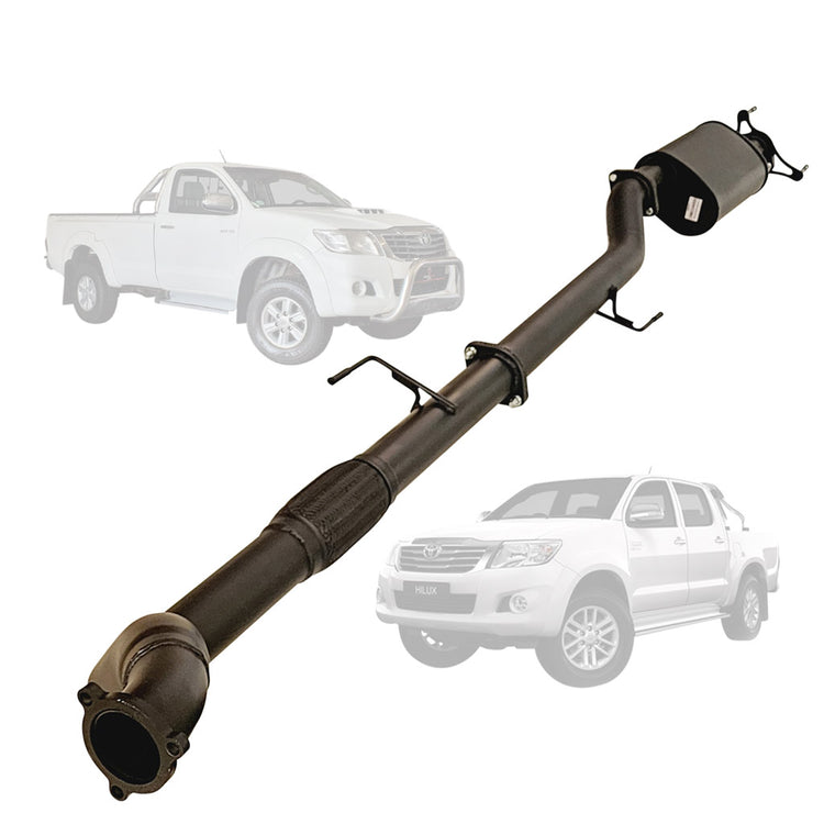 ESA | 3" Turbo Back Exhaust | Toyota Hilux N70 3L D4D Ute 2005 - 2015 | TY234