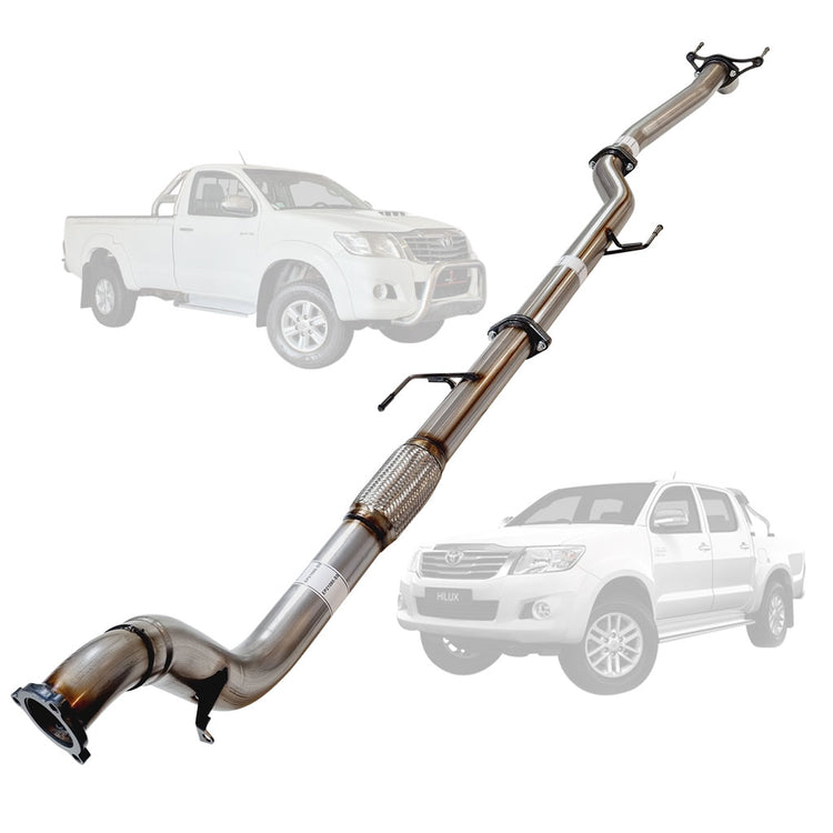 ESA | 3" Turbo Back Exhaust | Toyota Hilux N70 3L D4D Ute 2005 - 2015 | TY234