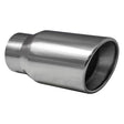 Exhaust Tip - 3" Inch (In) 4" Inch (Out) 125mm Long (Rolled In - Angle Cut)