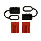 TAG | Heavy Duty Connector Set Red Anderson Plugs with Covers | Universal Fitting | UNTANDR-WC