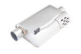 XFORCE - 3" Inch Inlet Oval (4" Inch x 9" Inch x 15" Inch) Varex Muffler Hidden Motor without Tips