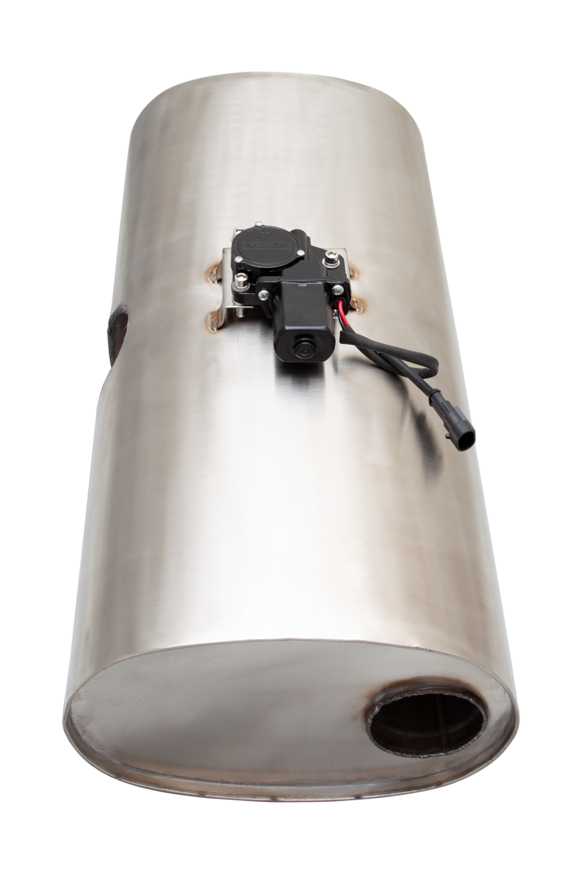 XForce | Varex Universal Oval Muffler | 3" Single Inlet to Dual 2.5" Outlet | East-West | VMKRE-325