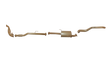 Pacemaker King Brown | Single 3" Turbo Back Exhaust with Cat & Muffler | Holden Colorado RG 2.8L TD 2012-2016 | KB5110-XCMX
