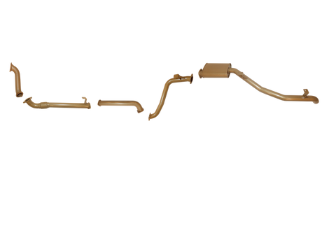 Pacemaker King Brown | Single 3" Turbo Back Exhaust with Muffler | Toyota LandCruiser 78 Troopy 1HD-FTE | KB12005-XXMX