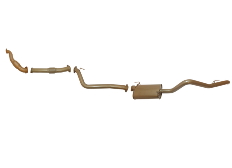 Pacemaker King Brown | Single 3" Turbo Back Exhaust with Cat & Muffler | Holden Colorado RC 3.0L TD 2010-2012 | KB5101-XCMX