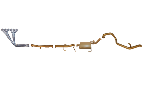 Pacemaker King Brown | 2.5" Exhaust & Headers Kit | Ford Maverick DA LWB 4.2L TB42 / TD42 | KB4005-HXMX