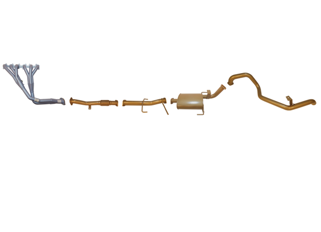 Pacemaker King Brown | 2.5" Exhaust & Headers Kit | Ford Maverick DA LWB 4.2L TB42 / TD42 | KB4005-HXMX