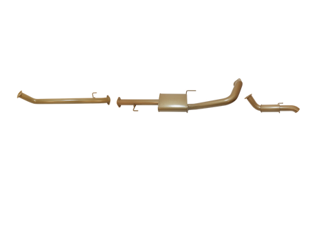Pacemaker King Brown | Single 3" DPF-Back Exhaust with Muffler & Resonator | Toyota Prado 150 2.8L | KBD12221-XXMR