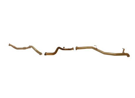 Pacemaker King Brown | Single 3" Turbo Back Straight Pipe | Toyota LandCruiser 79 Series 4.5L V8 2007–08/2016 | KB12008-XXXX