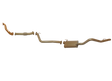Pacemaker King Brown | Single 3" Turbo Back Exhaust with Muffler | Holden Colorado RC 3.0L TD 2008-2010 | KB5100-XXMX