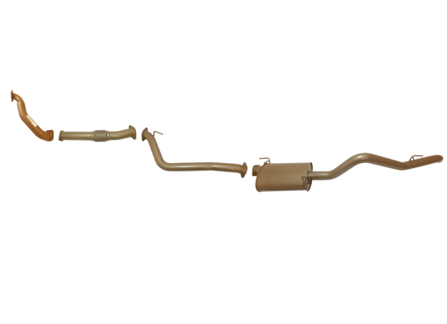 Pacemaker King Brown | Single 3" Turbo Back Exhaust with Muffler | Holden Colorado RC 3.0L TD 2008-2010 | KB5100-XXMX