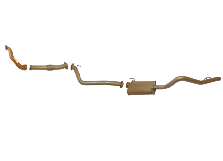 Pacemaker King Brown | Single 3" Turbo Back Exhaust with Muffler | Isuzu D-MAX 3.0L TD 2008-2010 | KB8500-XXMX